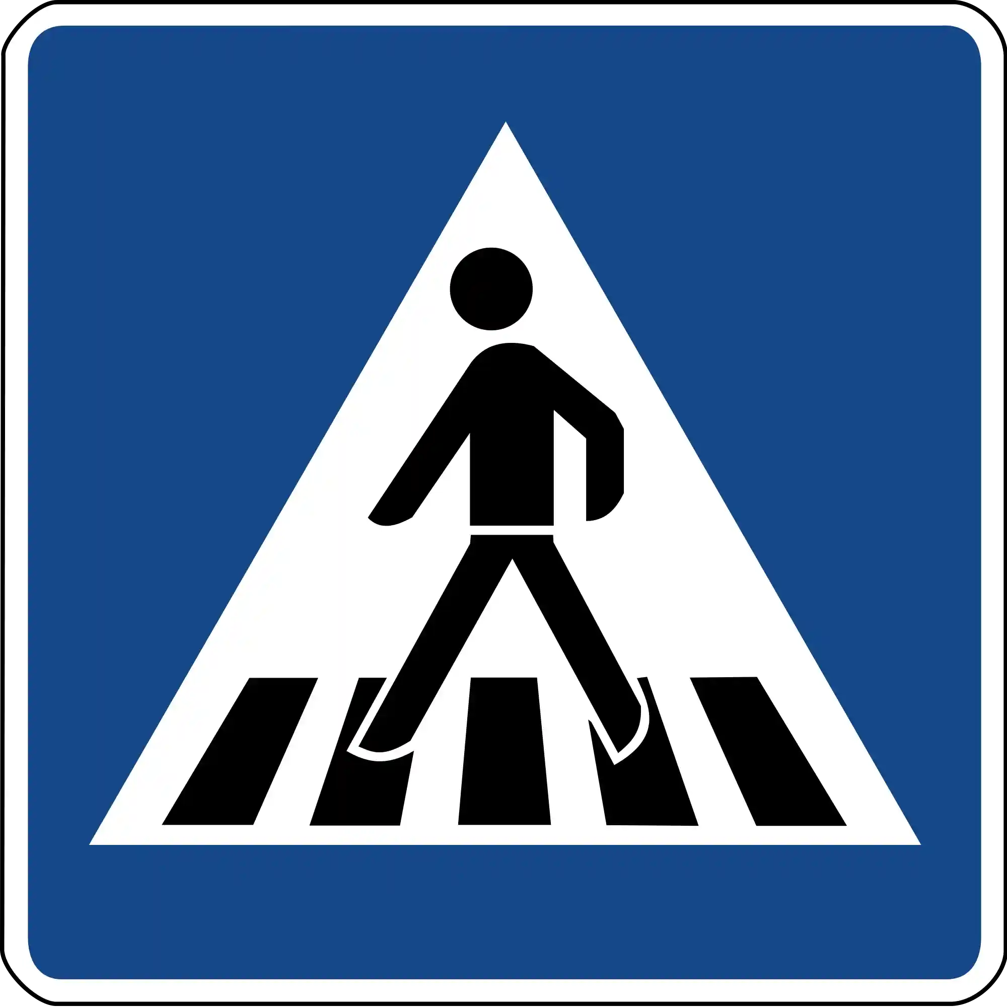 Verkehrssituation oder Verkehrszeichen