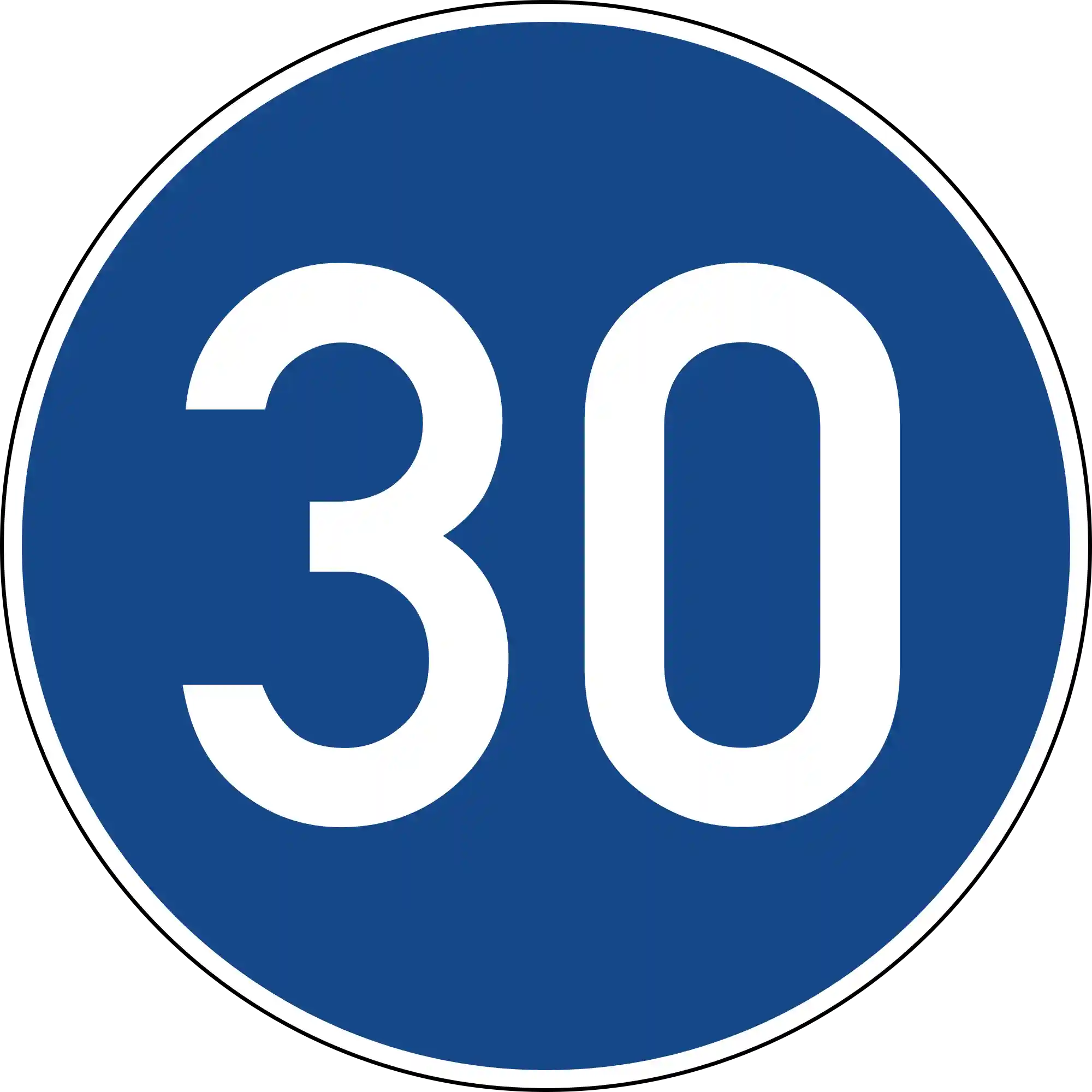 Verkehrssituation oder Verkehrszeichen